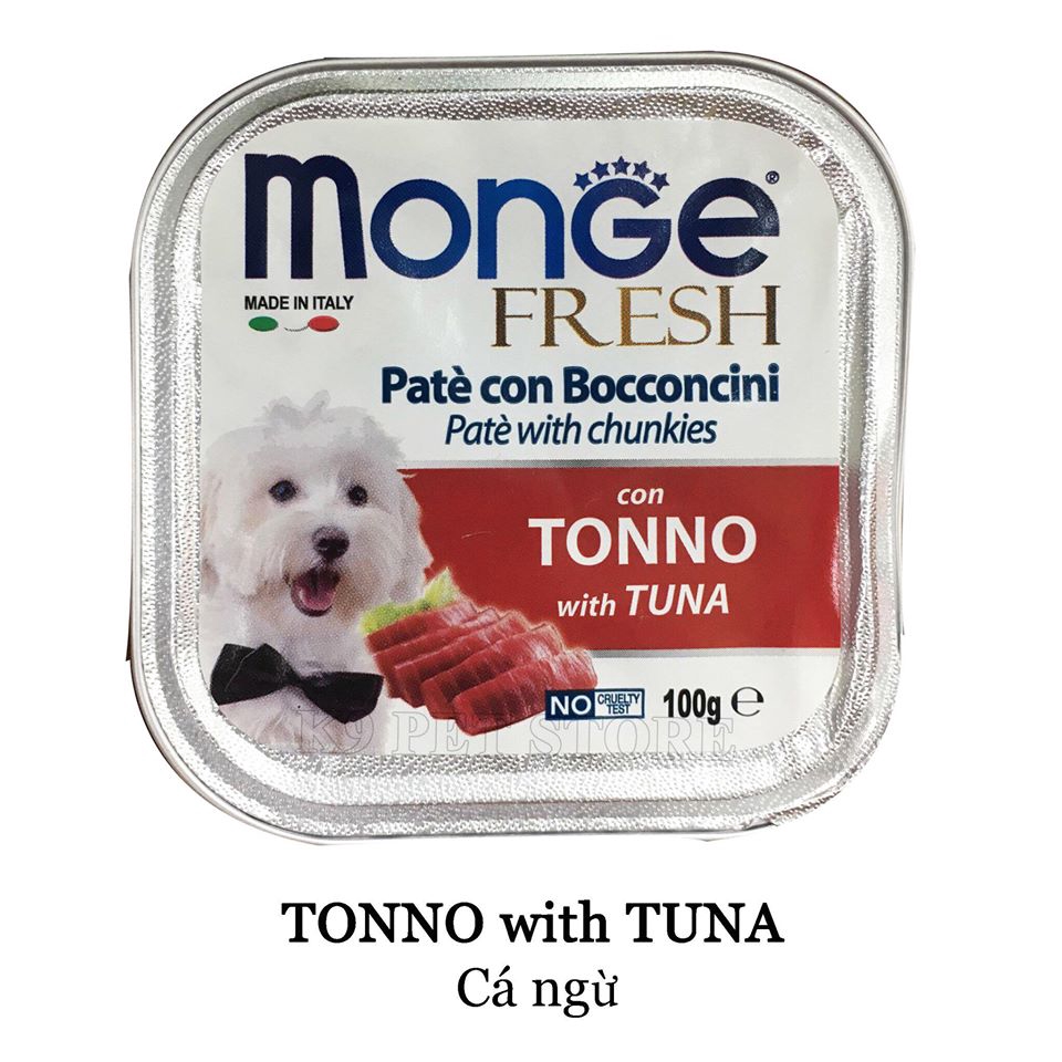 Pate cho chó MONGE - Nhập khẩu Ý 100gr