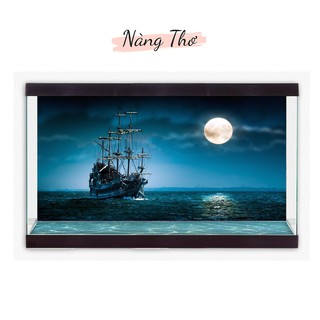 TRANH HỒ CÁ MẶT TRĂNG 3D_THIẾT KẾ NÀNG THƠ
