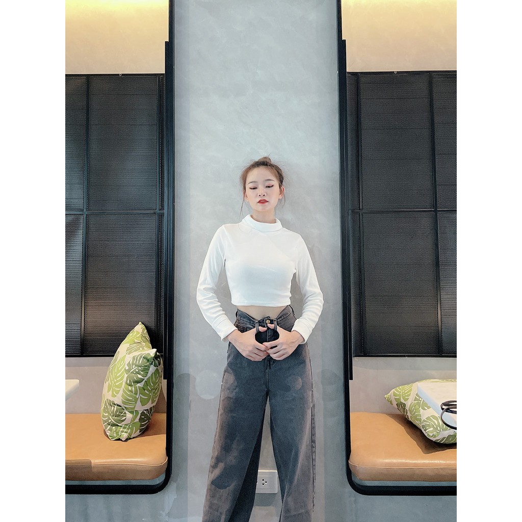 QUẦN JEAN ỐNG RỘNG NỮ LƯNG CAO LAI TUA MÀU XÁM FORM DÀI RỘNG CAO CẤP NITI ĐỦ SIZE S, M, L CỰC DUYÊN DÁNG ĐÓN XUÂN