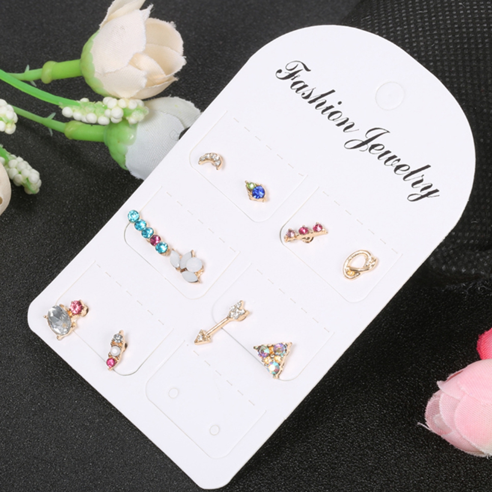 (Hàng Mới Về) Set 10 Bông Tai Thời Trang Cổ Điển Cho Nữ