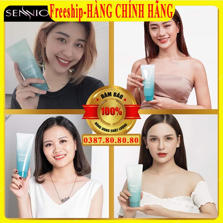 Kem tẩy tế bào chết mặt/ Gel tẩy tế bào chết trắng da, se khít lỗ chân lông, hết mụn, bổ sung collagen sennio hàn quốc