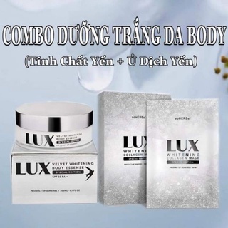 Combo ủ trắng & kem body lux soherbs