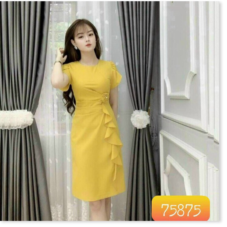 ĐẦM UMI ĐÍNH NGỌC SANG TRỌNG,2 MÀU XINH XẮN CHO MÙA HÈ NĂM 2021 LANA FASHION