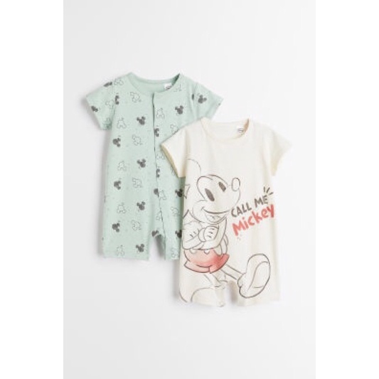 Set 2 body đùi cotton hoạt hình vợt sale