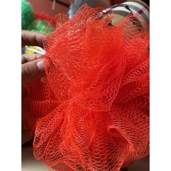 Bông tắm lưới loại to tròn