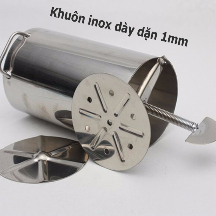 Khuôn làm giò lụa 2kg bằng inox giúp bạn trổ tài làm món giò thật dễ dàng br00367-1