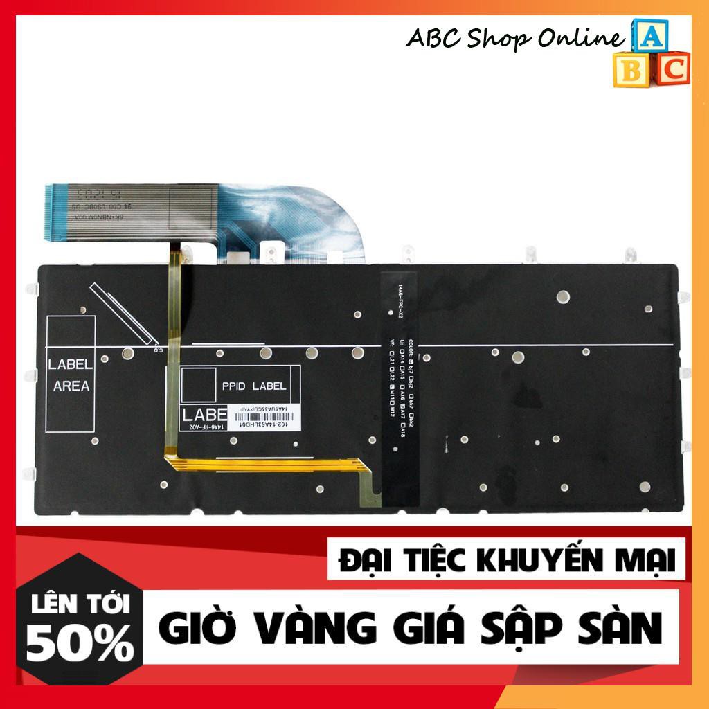 [Mã 253ELSALE hoàn 7% đơn 300K] Bàn Phím Laptop Dell XPS 13 9343 13 9350 9360 0DKDXH NSK-LS0BW CÓ LED