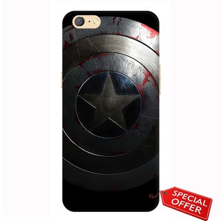 Ốp lưng Oppo A71- nhựa dẻo Silicone in hình Captian America Silver Shield