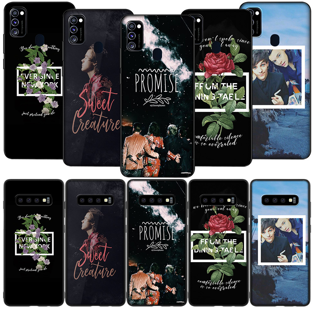 Samsung A02 A12 A32 A52A A72 F62 M02 M62 4G 5G TPU Soft Silicone Case Casing Cover UJ92 One Direction Tattoos styles tomlinson