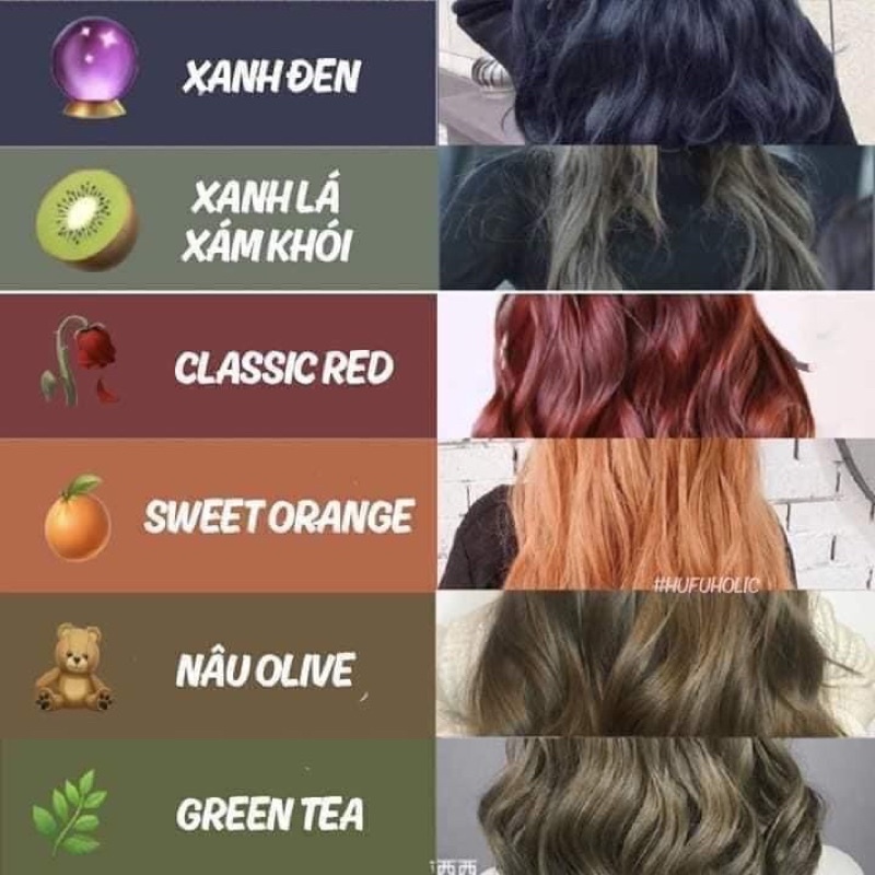 Thuốc nhuộm tóc Hàn tặng kèm oxy,gang tay