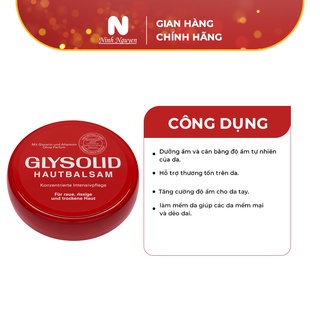 Kem Nẻ Glysolid Hautbalsam Cân Bằng Độ Ẩm Cho Da - 100 ml