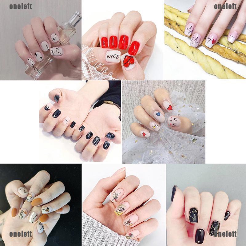 👗THỊNH HÀNH👗Nail Sticker Beauty Decal Manicure DIY Nail Decoration Nail Art Watermark Tips