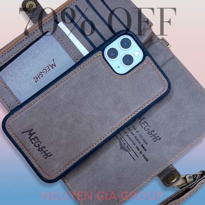 [Thanh lý] Bao da kèm ốp lưng hít cho iP 11 Pro tại Nguyễn Gia group Cao Đạt Quận 5;