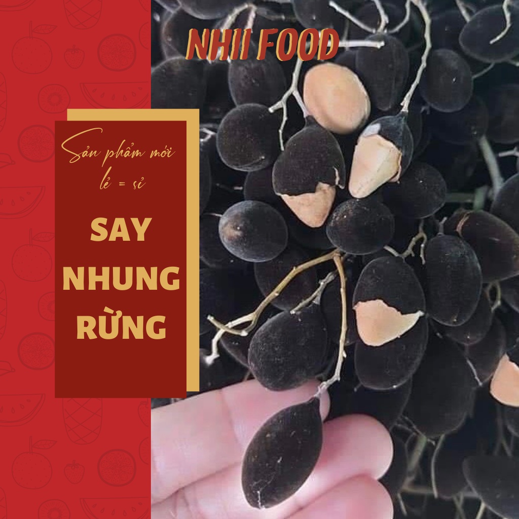 Trái nhung rừng, trái say nhung, quả xay rừng chua chua ngọt ngọt 500GR NHII FOOD thực phẩm sạch nhà làm