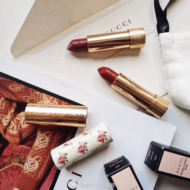 (Hàng Mới Về) Son Môi Lì Gucci Thiết Kế Vỏ Son Màu Vàng Sang Trọng | BigBuy360 - bigbuy360.vn