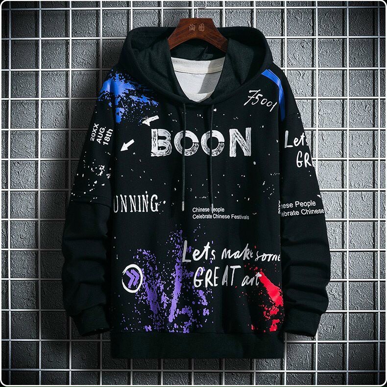 Hoodie nam 𝗙𝗥𝗘𝗘𝗦𝗛𝗜𝗣 Áo khoác nam chống nắng Trắng BOOM năng động, cá tính, thoáng mát.