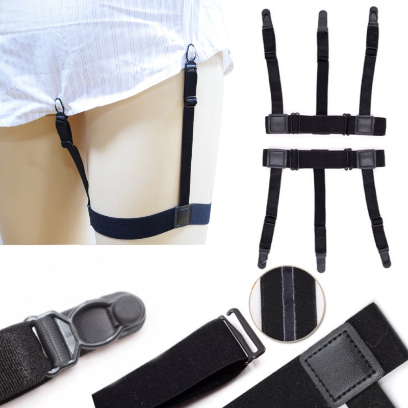 Bộ 2 Kẹp Nhựa Chống Trượt Cho Áo Sơ Mi Nam