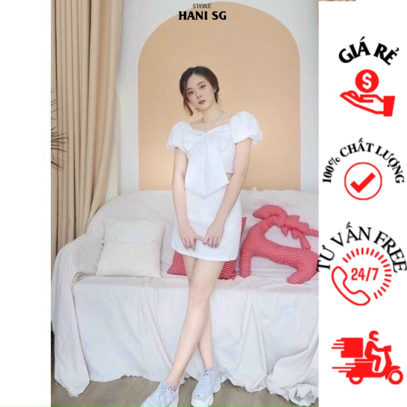 ÁO KIỂU TAY NGẮN BẸT VAI NHÚNG LƯNG TAY PHỒNG KEU CÔNG CHÚA CCÔM BODY ĐẸP