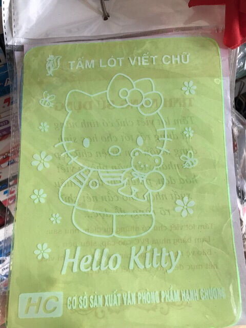 Tấm lót viết chử