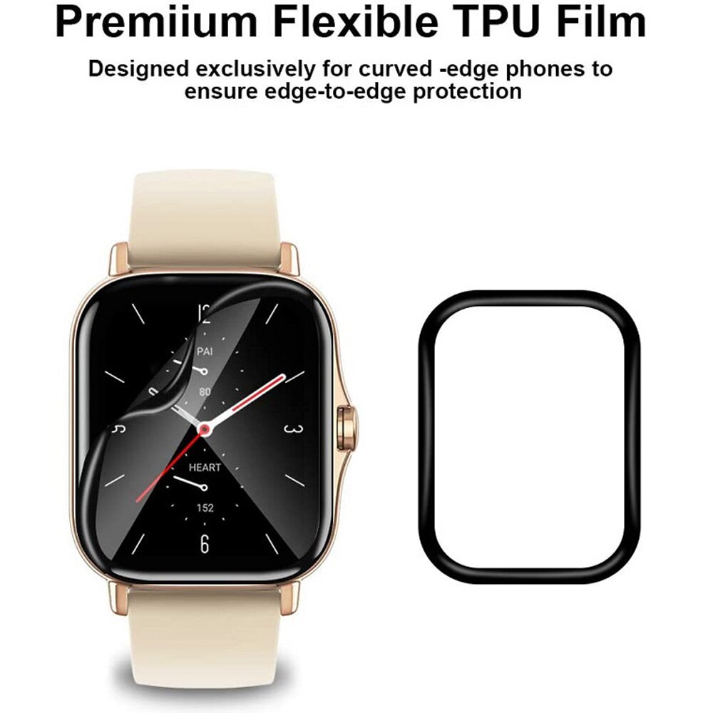 Kính cường lực viền cong 3D bảo vệ màn hình đồng hồ thông minh Huami Amazfit gts / GTS2