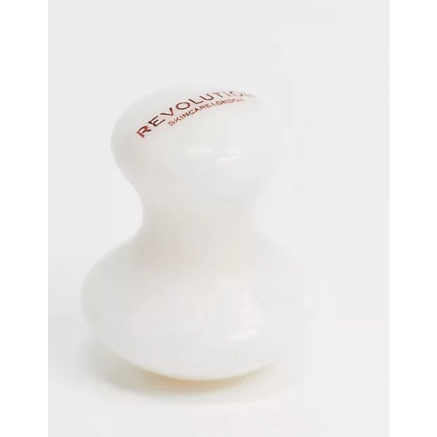 Mushroom Gua Sha - Dụng cụ nấm masage mắt Gua Sha bằng đá thạch anh trắng Revolution Skincare Jade Gua Sha - White