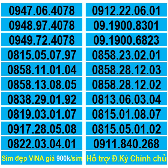 Số Đẹp Gánh Lặp Cặp Đảo Tiến Phong Thủy Năm Sinh Thần Tài Ông Địa Soi Gương Tam hoa... 900k Miễn phí Đăng Ký chính chủ