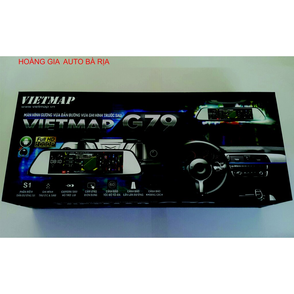 Camera hành trình ốp gương Vietmap G79 - Tạng thẻ nhớ Vietmap 32gb