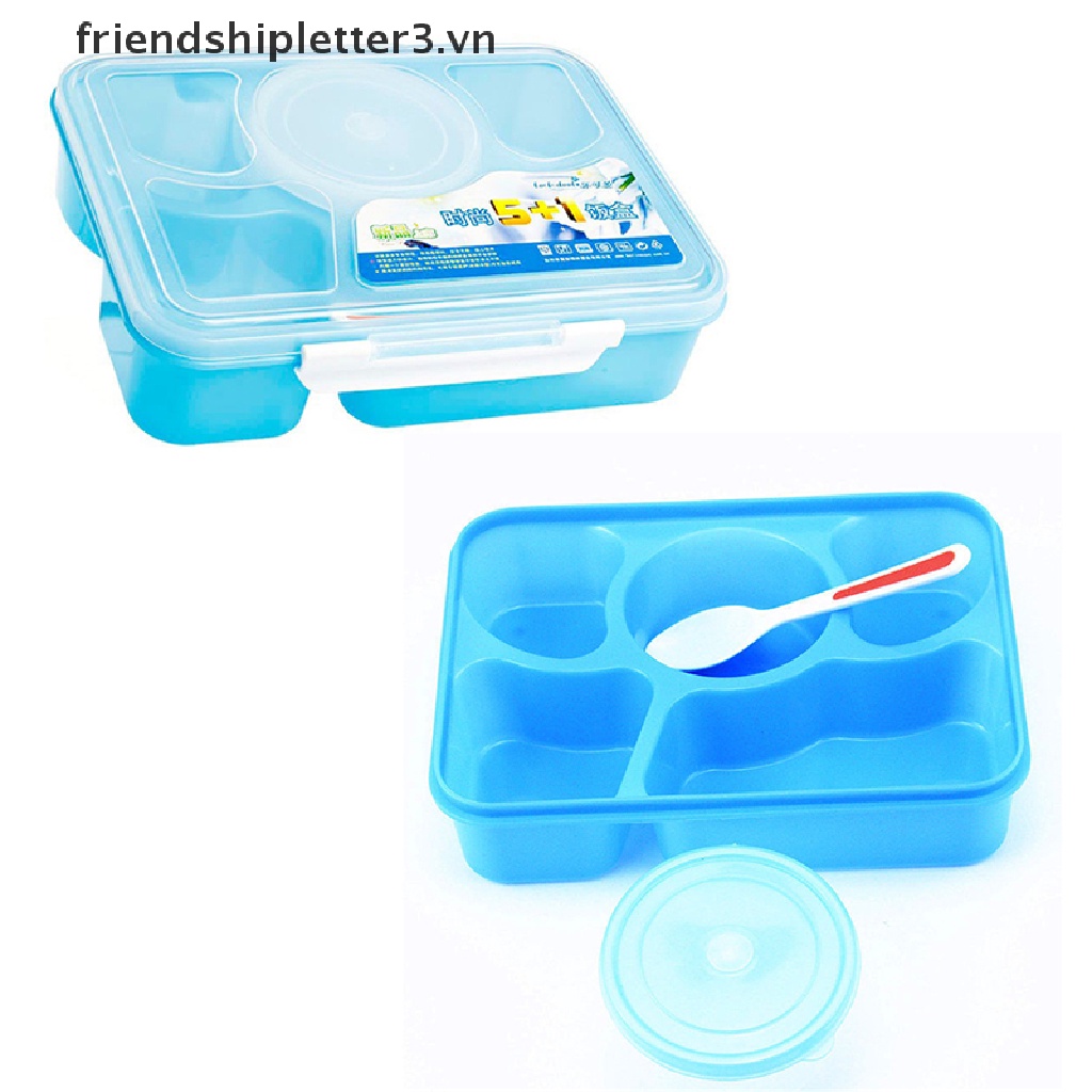 * * * Hộp cơm Bento * * * Mới + Muỗng Hộp Đựng Thực Phẩm Dùng Cho Lò Vi Sóng