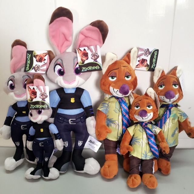 Set ZOOTOPIA Cáo & Mèo Cảnh Sát Chính Hãng