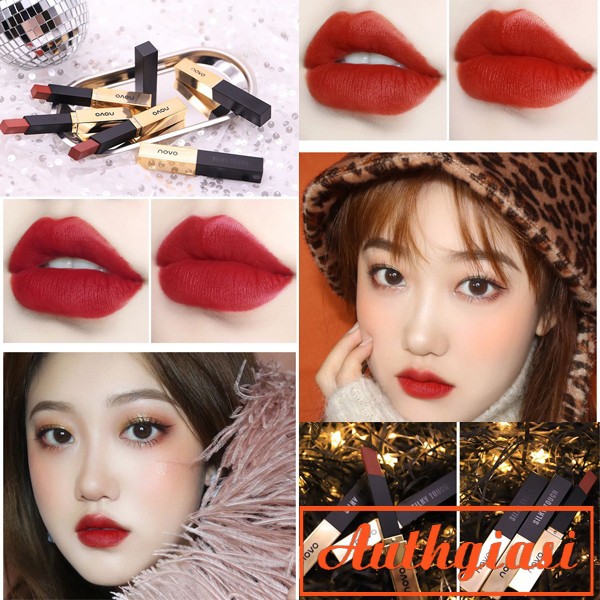 Son thỏi SIÊU SANG CHẢNH MỀM MỊN LÌ Novo Lipstick Velvet Small Gold Bars | WebRaoVat - webraovat.net.vn