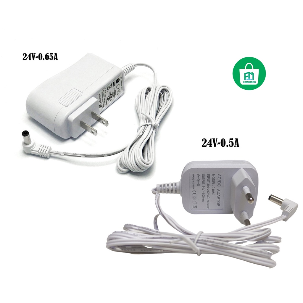 ADAPTER MÁY KHUẾCH TÁN TÍNH DẦU 24V / 0.5A - 0.65A. CỐC SẠC MÁY KHUẾCH TÁN, NGUỒN MÁY XÔNG TINH DẦU ADAPTOR