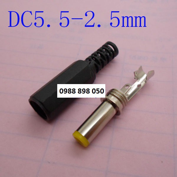 Đầu cắm nguồn DC 5.5-2.1 / 2.5 / 4.0-1.7 / 4.81.7 / 3.5 / 6.3mm Đầu nối DC