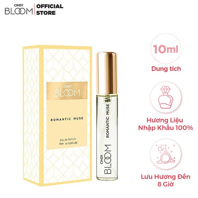  Nước Hoa Cindy Bloom Romantic Muse 10ml Chính Hãng