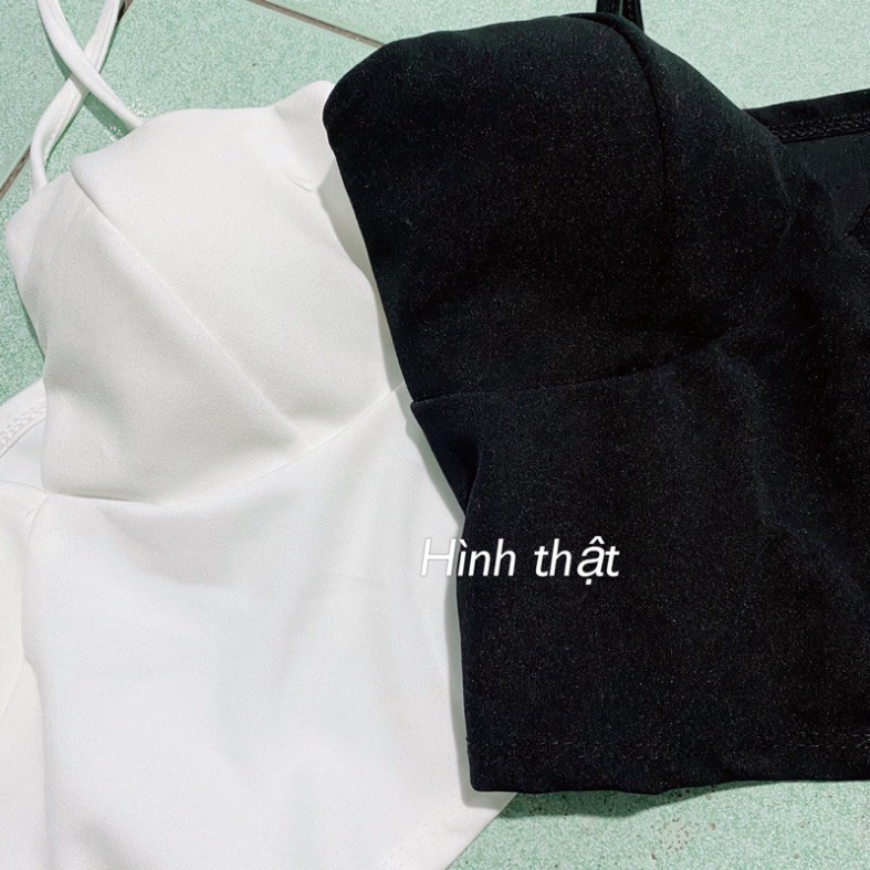 Áo bra có mút ngực vải cát hàn - z8Uz33