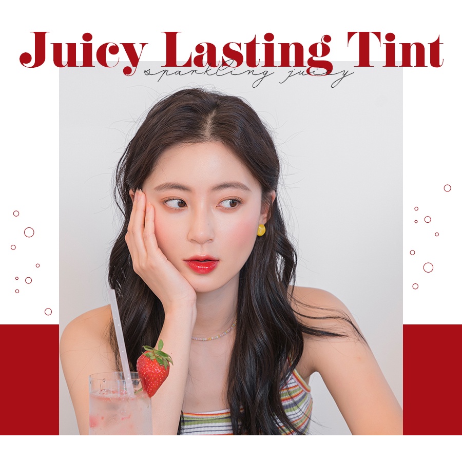 [Rom&amp;nd] [Màu 14-17] Son Tint lì ngọt ngào Hàn Quốc Romand Juicy Lasting Tint 5.5g