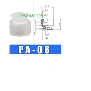 Giác hút chân không công nghiệp  bộ 10 Núm hút cao su PA_06