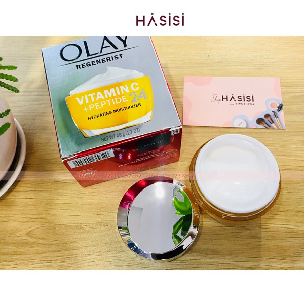 Kem Dưỡng Ẩm OLAY - Regenerist Vitamin C + Peptide 24 Hydrating Moisturizer 48g