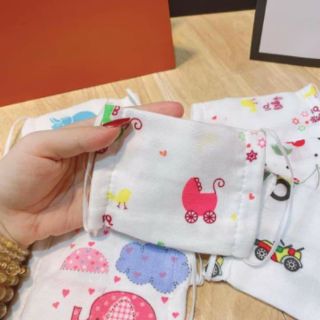 Khẩu trang xô mềm mịn cho bé