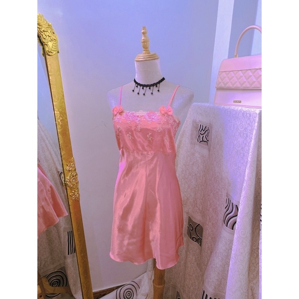 đầm ngủ satin