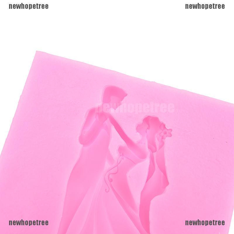 Khuôn Silicone TạO HìNh Cô Dâu Chú Rể Chuyên DụNg LàM BáNh Trang Trí