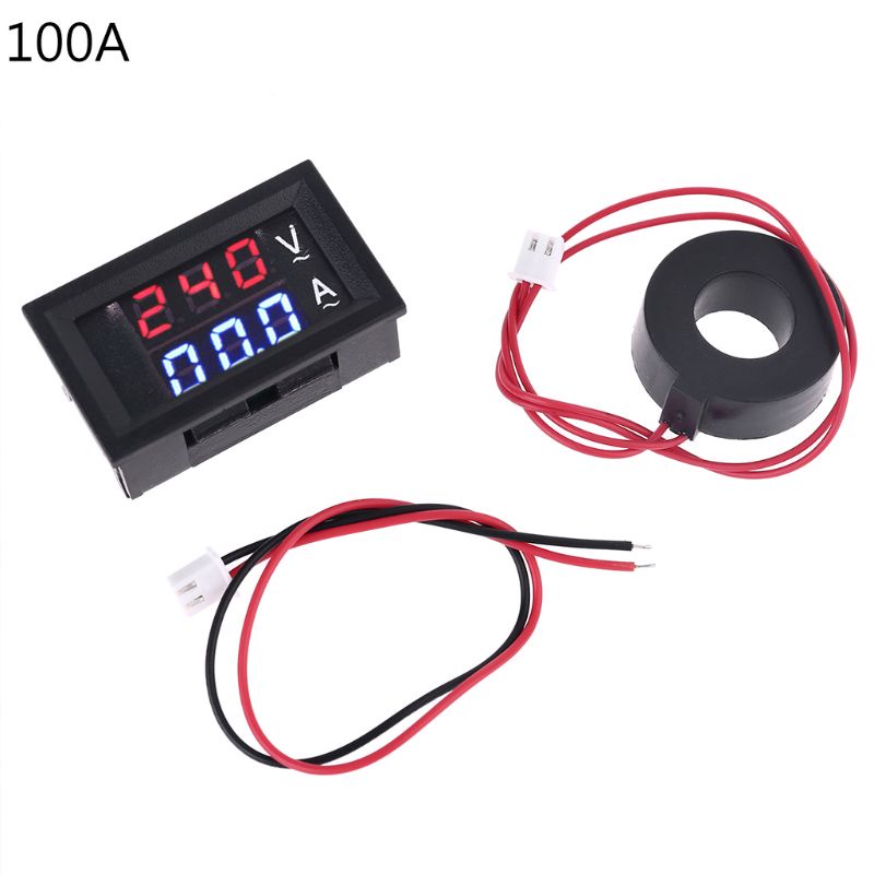Vôn kế kỹ thuật số 0.28&quot; AC 60-500V 10A 50A 100A