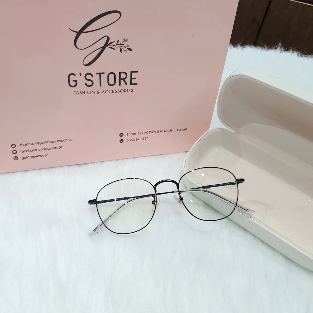 Gọng kính cận kim loại mắt dáng tròn vuông Qiwa Eyewear 5261, Kính cận mắt tròn nữ | BigBuy360 - bigbuy360.vn