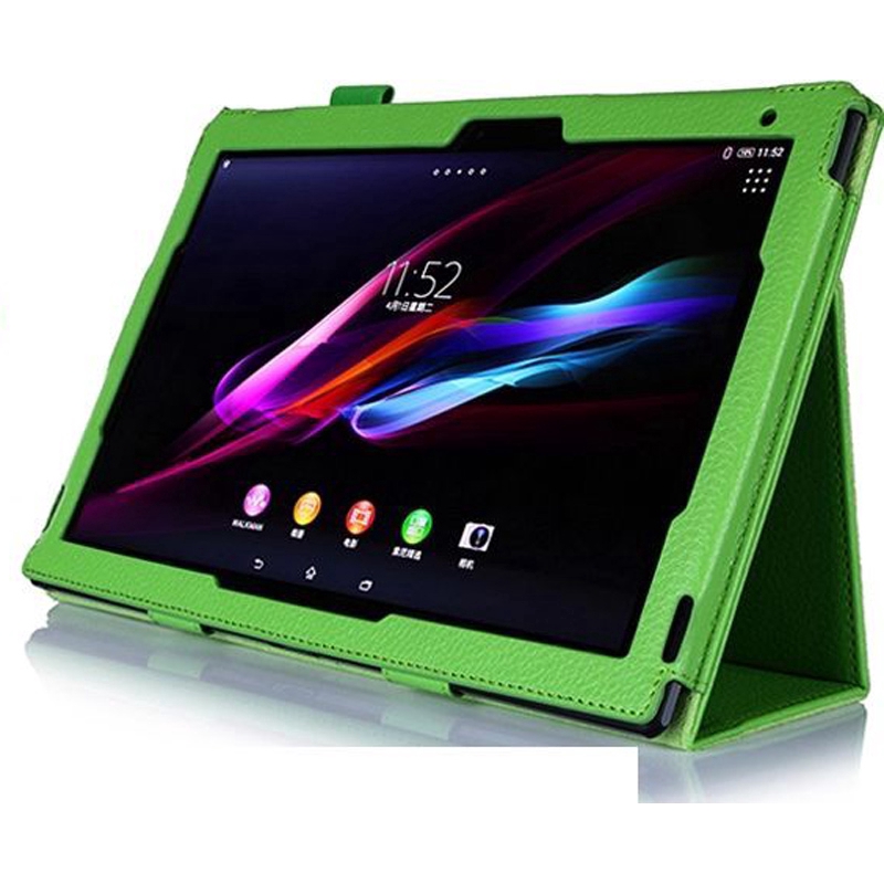Bao da máy tính bảng bằng da PU cho Sony Xperia Tablet Z Z2 Z4