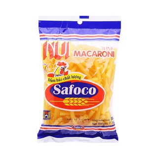 Nui ống lớn Safoco 200g chính hãng nui trứng Macaroni hàng Việt Nam chất lượng cao