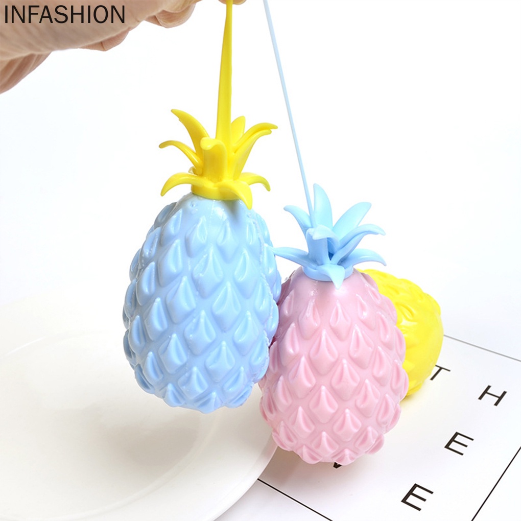 Đồ Chơi Bóp Tay Đàn Hồi Giảm Căng Thẳng Hình Quả Dứa