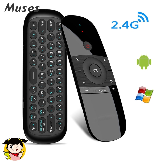 Bàn Phím Mini W1 2.4g Không Dây Cho Smart Android Tv Box Pc