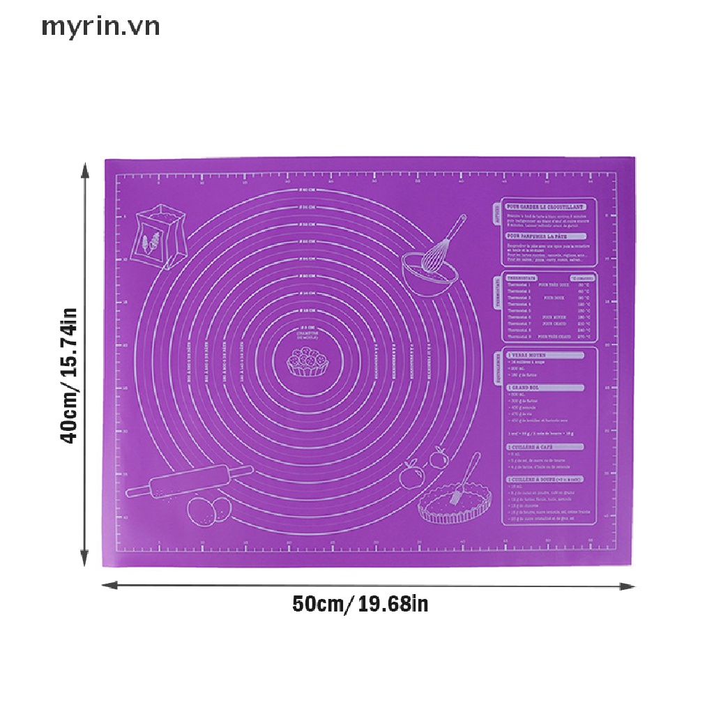 Thảm Silicon Chống Dính Hỗ Trợ Làm Bánh Tiện Lợi