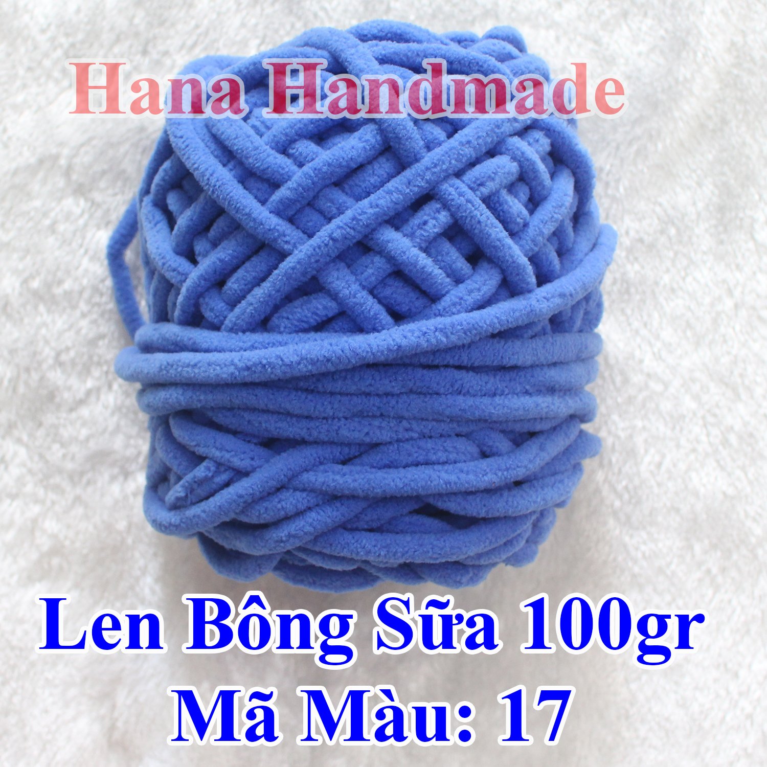 Len Bông Sữa / Len nhung đũa 100g (28k/cuộn)