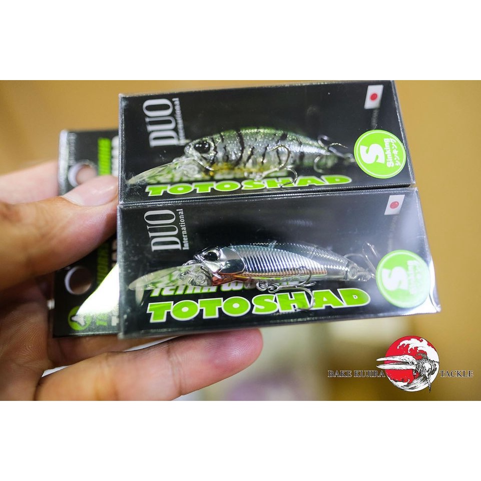 MỒI GIẢ CÂU CÁ CHÍNH HÃNG DUO TETRA WORKS TOTOSHAD 48S Length: 48mm Weight: 4.5g Type: Sinking