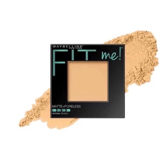 Phấn Phủ Maybelline Cho Da Thường Đến Da Dầu Fit Me Matte + Poreless Powder 9g
